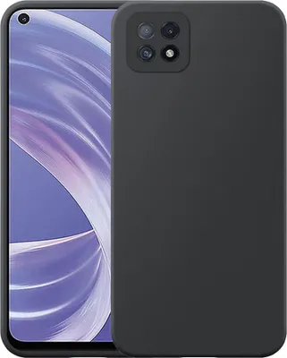 Zdjęcie produktu dla Etui na telefon Oppo A53 5G / A72 5G / A73 5G czarne, elastyczne etui z silikonu TPU - elastyczne etui na tylną obudowę z silikonu TPU - czarne - Smartphonics