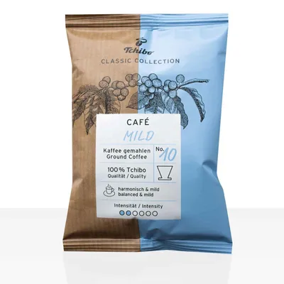 Produktbild von Tchibo Cafe Classic Mild - 75 x 70g Kaffee gemahlen, Filterkaffee, 100% Arabica