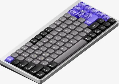 Produktbild von Nuphy Air75 HE Rapid Trigger-Gaming-Tastatur USB-C, Hall Effect 75% Layout ANSI Magnetic Jade Switch