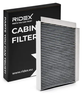 Produktbild von RIDEX 424I0228 Innenraumfilter Pollenfilter passend für MERCEDES-BENZ C-Klasse Limousine (W203) Aktivkohle