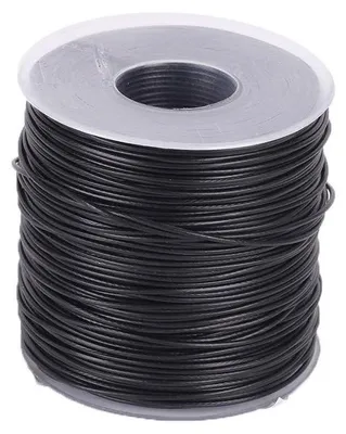 Productafbeelding van Staal kabel 2 mm - Zwart kunststof gecoat - 100 m - Corrosiebestendig