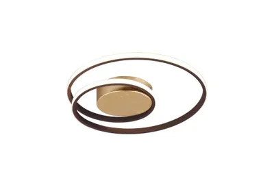 Produktbild von Reality Zibal LED Deckenleuchte 22W ⌀39cm dimmbar Rostfarbig warmweiss
