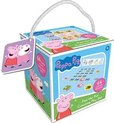 Obrázek produktu pro Peppa Pig - Pexeso na cesty s omalovánkami