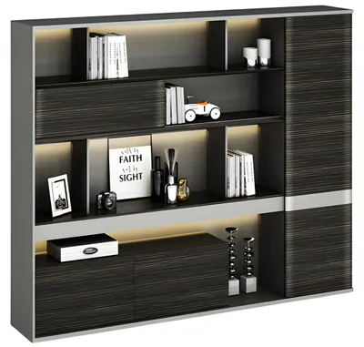 Immagine prodotto di Armadio archivio libreria ufficio moderno legno metallo spazio di archiviazione