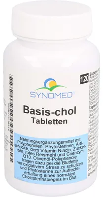 Obrázek produktu pro SYNOMED Basis-chol tablety k udržení normální hladiny cholesterolu v krvi, 120 tablet