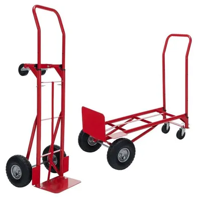 Obrázek produktu pro Kondela Skladový vozík 2v1 Lamy New - červená / černá