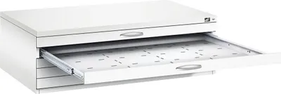 Produktbild von CP 7200 Planschrank verkehrsweiß 5 Schubladen 135,0 x 96,0 x 42,0 cm