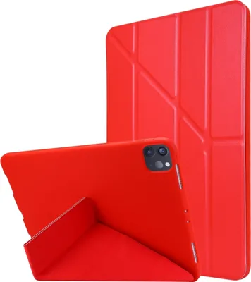 Produktbild von Mobigear Origami iPad Pro 11 Zoll (2018) Hülle Klapphülle - Rot