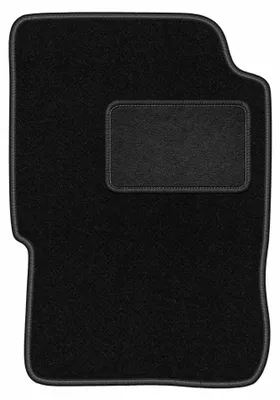 Productafbeelding van Velours bestuurdersmat voor Opel Monterey 1991-1999 (SUV) – zwart, op maat – Wielganizator LUX
