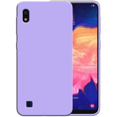 Obrázok produktu pre Smartphonica Silikónové puzdro pre Samsung Galaxy A10 s mäkkým vnútrom - fialové