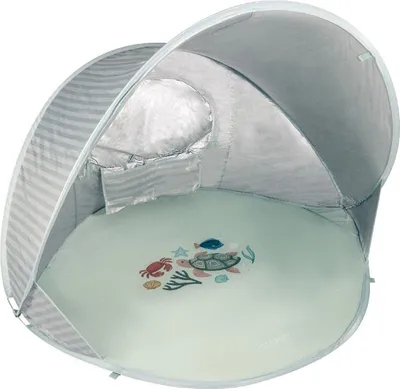 Produktbild von Rubo-Toys Strandzelt Pop-up, Fresh Greens, 160x100x130 cm, 100% 210T Polyester, Modell 2012525, inkl. 4 Heringe, 2 Taschen, Transporttasche, einfacher Aufbau
