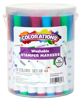 Produktbild von Colorations auswaschbare Stempelmarker kreative Filzstifte 44 Stück