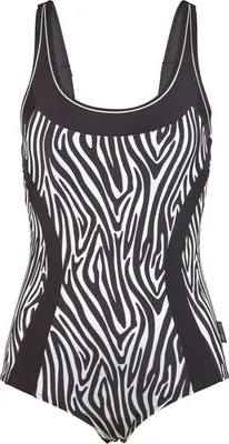 Produktbild von BECO the world of aquasports Badeanzug Zebra Vibes mit Shaping-Komfort schwarz-weiß 46