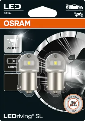 Produktbild von OSRAM LEDRiving SL R5W BA15s 0,5W 12V 6000K 50 lm Weiß 2 Stück 5007DWP-02B