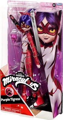 Produktbild von Bandai Miraculous Modepuppe Purple Tigress 26cm - Spielzeugpuppe