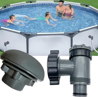 Produktbild von Pool Zubehör, Ersatz Kolbenventil | Absperrhahn Pool | Kolbenventil Schwimmbad Filterpumpe,Pool Plunger Ventil | Kolbenventilanschluss Für Pool Ersatzteile (2)