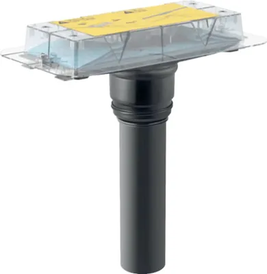 A plumbing component for a shower drain.
