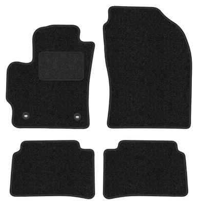 Image de Tapis de sol en moquette pour Toyota Corolla E21 2019- (à hayon) – jeu 4 pièces, anthracite, sur mesure – Wielganizator ANTHRA