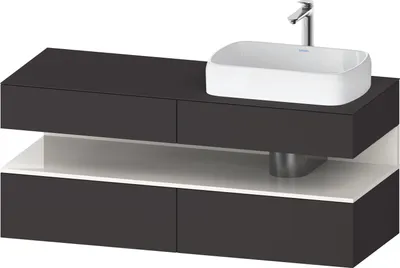 Produktbild von DURAVIT QA4766022800010 QTG KWTU WH Ek. 1400x550x600 Gt Smt H
