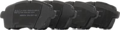 Produktbild von BLUE PRINT Bremsbeläge Satz Vorne für FORD Fiesta Mk6 Schrägheck (JA8, JR8) ADM54294