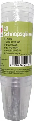 Produktbild von quickpack SCHNAPSGLAESER Schnapsgläser 411853 20er 2cl
