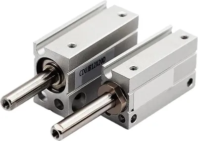 Produktbild von Kleiner pneumatischer Zylinder CUJB/CDUJB12/16/20, Bohrung 12 mm, 16 mm, 20 mm, Hub 5/10/15/20/25/30 mm