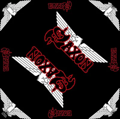 Produktbild von Saxon - Logo/Eagle Uni Bandana - Schwarz