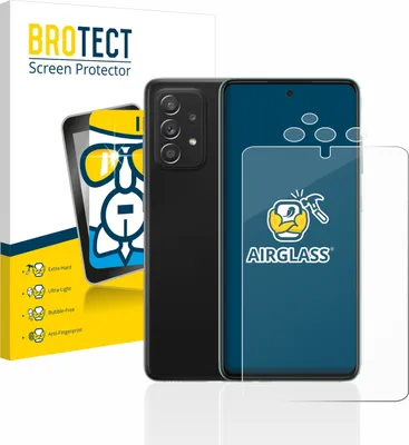 Produktbild von BROTECT Schutzglas für Samsung Galaxy A52s 5G (Display+Kamera) Schutzfolie Panzer Folie Glas Display Schutz klar