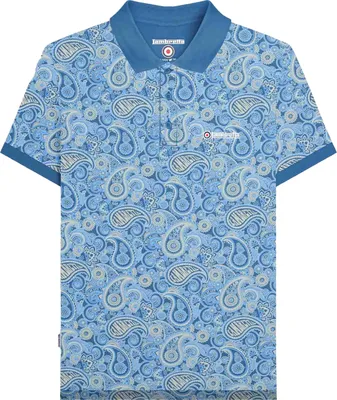 Obrázek produktu pro Lambretta - Pánská značková polokošile "SS25" LB241 (S) (Khaki/Navy blue)