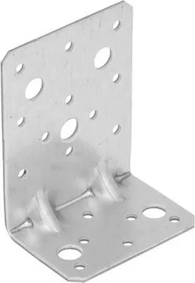Obrázok produktu pre Uholník s tvarovkou KPK 12, 95x53x75x2,5 ZB pozinkovaný plech