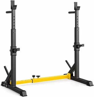Productafbeelding van Squat rack 250 kg - verstelbare halterhouder - multifunctioneel barbellrek voor sportstudio en thuis
