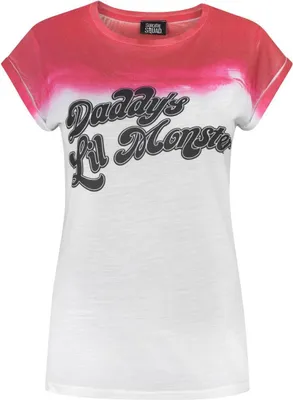 Obrázek produktu pro Suicide Squad Dámské tričko Daddy`s Lil Monster NS4609 (M) (bílé)
