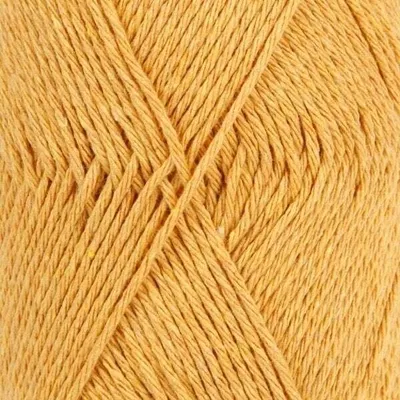 Produktbild von Drops Loves You 9 Häkelgarn & Strickgarn, 100% recycelte Baumwolle, Senf