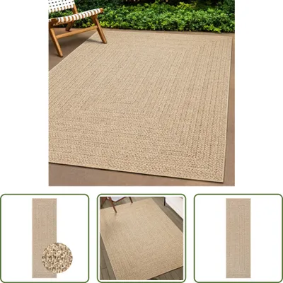 Produktbild von The Living Store Teppich ZIZUR 80x250 cm Jute-Optik Indoor und Outdoor