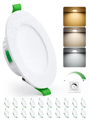 Productafbeelding van Led-downlight, dimbaar, 5 W, binnenspot, inbouwlampen