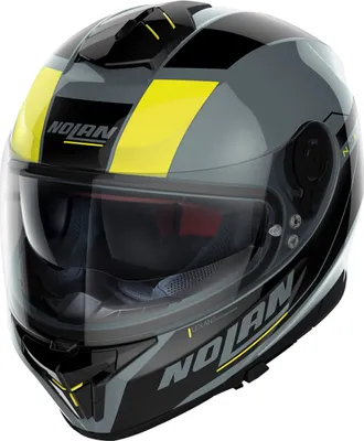 Produktbild von Nolan N80-8 Mandrake N-Com Helm, grau/gelb, XL (62)