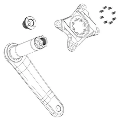 Produktbild von Sram Kurbelschraubenm18/M30