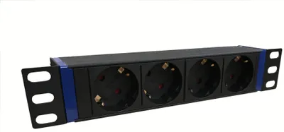Immagine prodotto di DS-IT Presa multipla da 10", nera, 250 x 42 x 60 mm (DS10-4PDU)