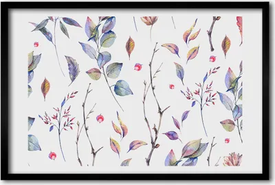 Produktbild von Bild 60x40 MDF-Rahmen, Wandkunst Blätter