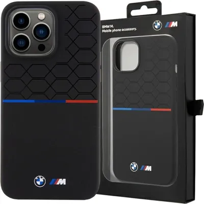 Zdjęcie produktu dla Etui Bmw M Silicone Pattern Magsafe Na Iphone 15 Pro Max - Czarne