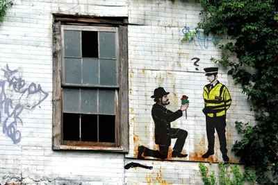 Produktbild von Empireposter Poster Police Straßenkunst 91,5x61 cm