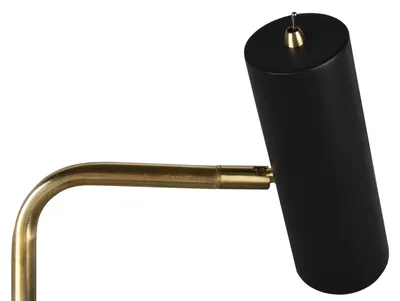 Produktbild von TRIO Leuchten Stehleuchte Marley messingfarbenes & schwarzes Metall - Höhe ca. 151 cm