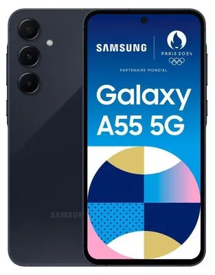 Image de Samsung Galaxy A55 Smartphone 256 Go 5G Bleu nuit