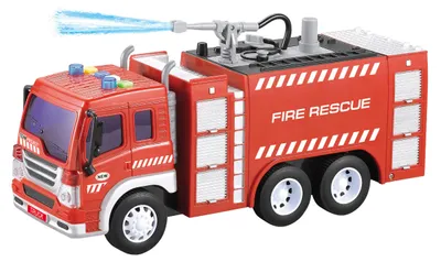 Produktbild von Feuerwehrwagen mit Wasserwerfer und Effekten 27 cm