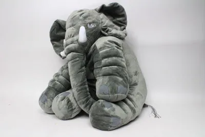 Immagine prodotto di Elefante grigio di peluche seduto 55 cm 1007869
