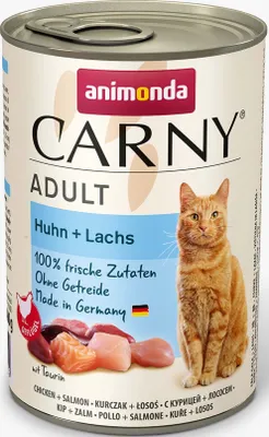 Produktbild von Animonda Cat Carny Adult Flavour: Chicken, Salmon 400G