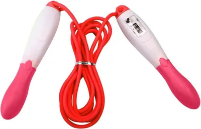 Produktbild von skakanka fitness 270 cm z licznikiem | skakanka do treningu bokserskiego | trening wytrzymałościowy | wytrzymałość i utrata masy ciała | skakanka dla dzieci i dorosłych | skakanka z licznikiem | skakanka - kolor [różowy]