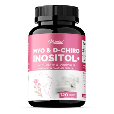 Immagine prodotto di Myo & D-Chiro Inositolo (120 capsule) integratore alimentare, salute delle donne, sistema immunitario, equilibrio ormonale, umore