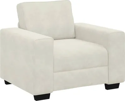 Produktbild von vidaXL Sessel Creme 100x77x82 cm Samt