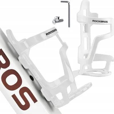 Obrázek produktu pro Rockbros Držák na bidon na kolo Stabilní na rámu Bílý